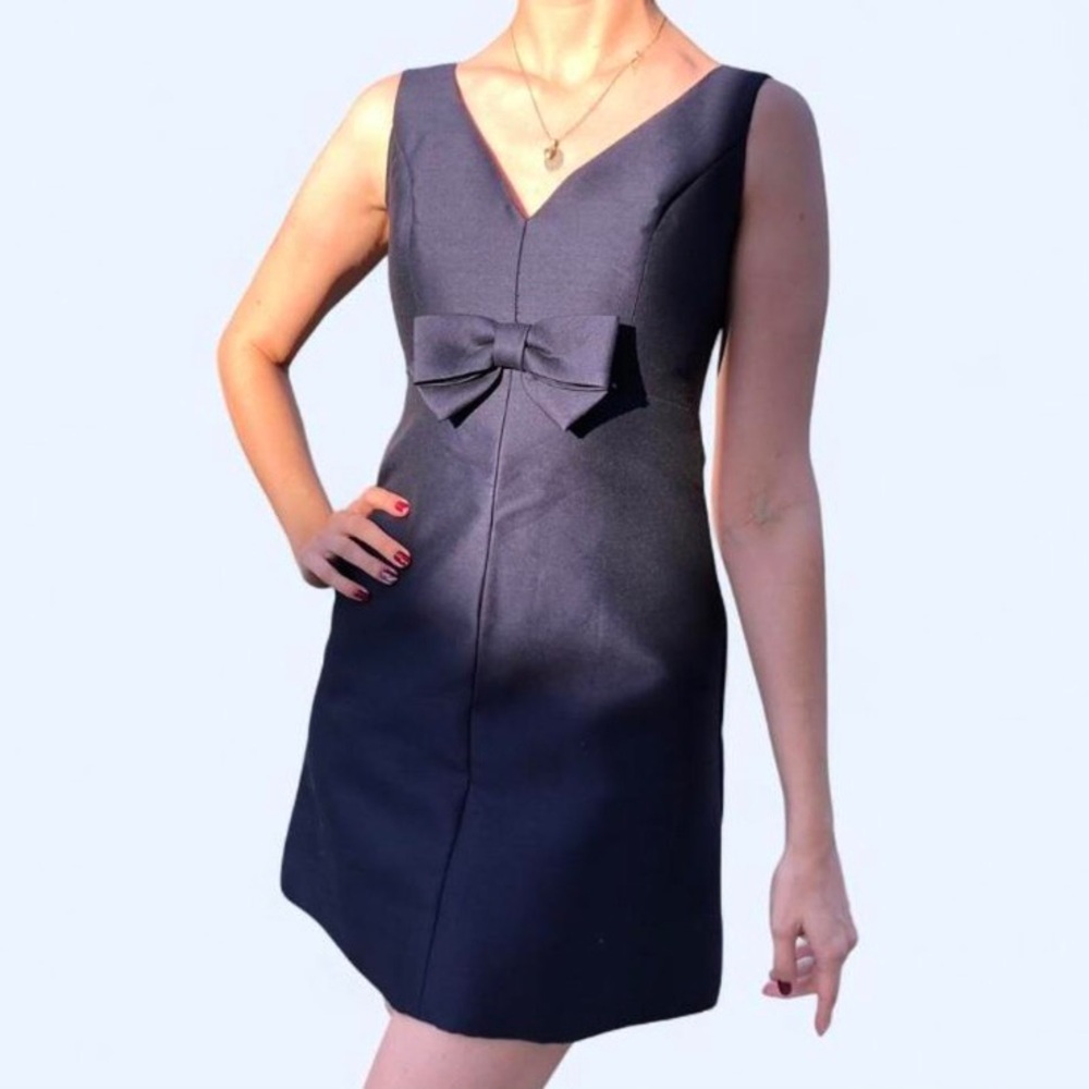 1960s Navy Blue Vintage Arkay A-line Dress